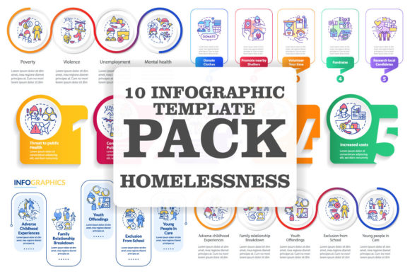 Homelessness Infographic Template Bundle: A Comprehensive Guide