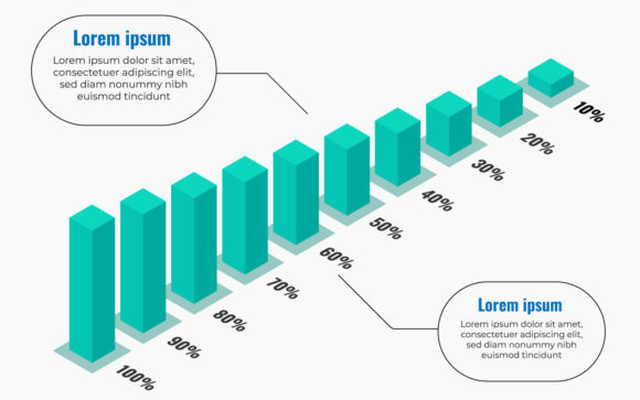 Isometric or 3D Infographic Design