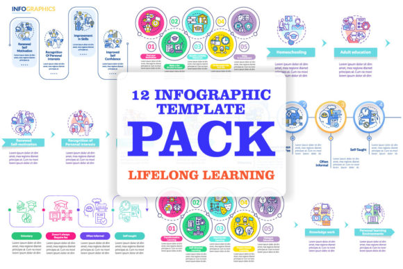 Lifelong Learning Infographic Templates