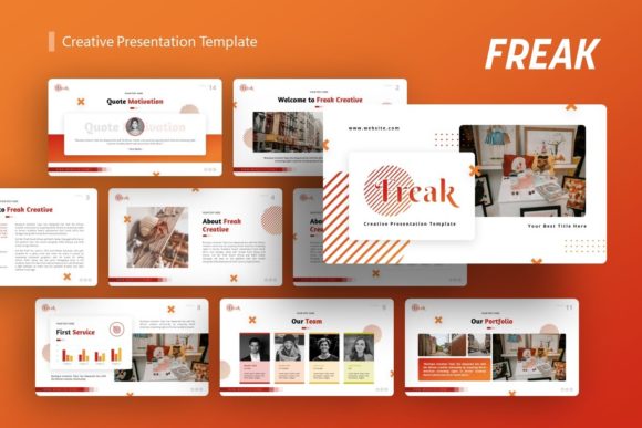 Unlock Your Creative Potential with Presentation Template - Freak
