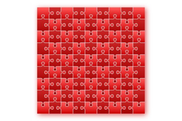 Unlocking Creativity with Puzzle in 3D Style on Black Background
