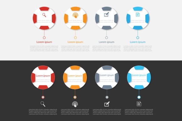 Unlocking Visual Storytelling: The Power of Vector Infographic Templates with 4 Levels